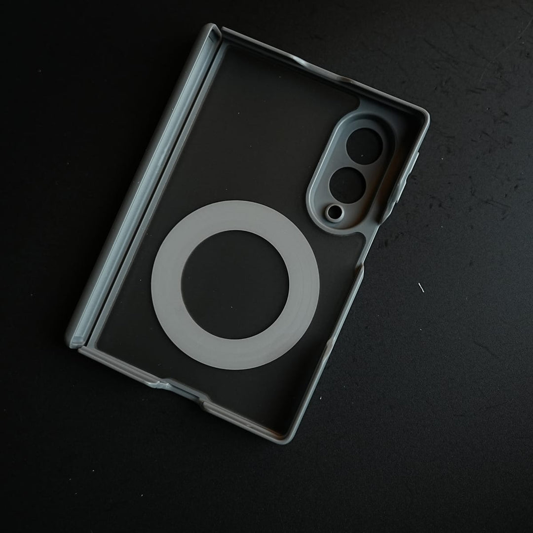 FRATO Z Fold 8 Series Magnetic Frosted Armor Case for Samsung Galaxy Z fold 8 | Rotating Metal Stand
