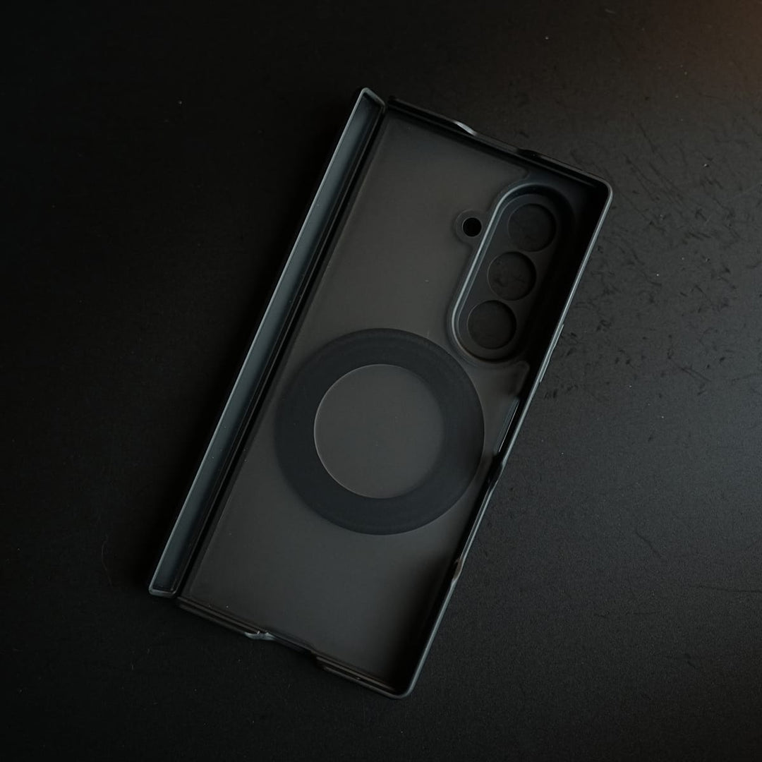 FRATO Z Fold 8 Series Magnetic Frosted Armor Case for Samsung Galaxy Z fold 8 Ultra | Rotating Metal Stand