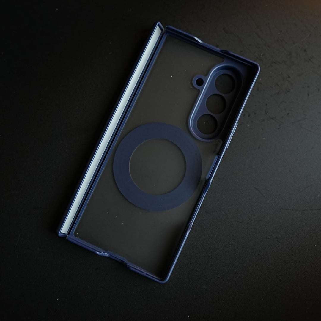 FRATO Z Fold 8 Series Magnetic Frosted Armor Case for Samsung Galaxy Z fold 8 Ultra | Rotating Metal Stand