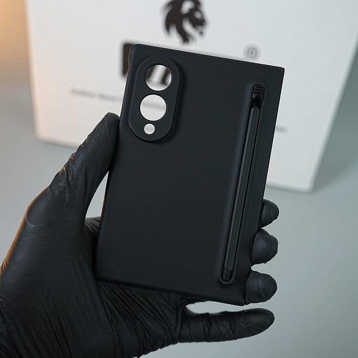FRATO Z Fold 8 Series Matte Finish with Full Hinge Protection For Galaxy Z Fold 8 | S Pen Holder Protective Case