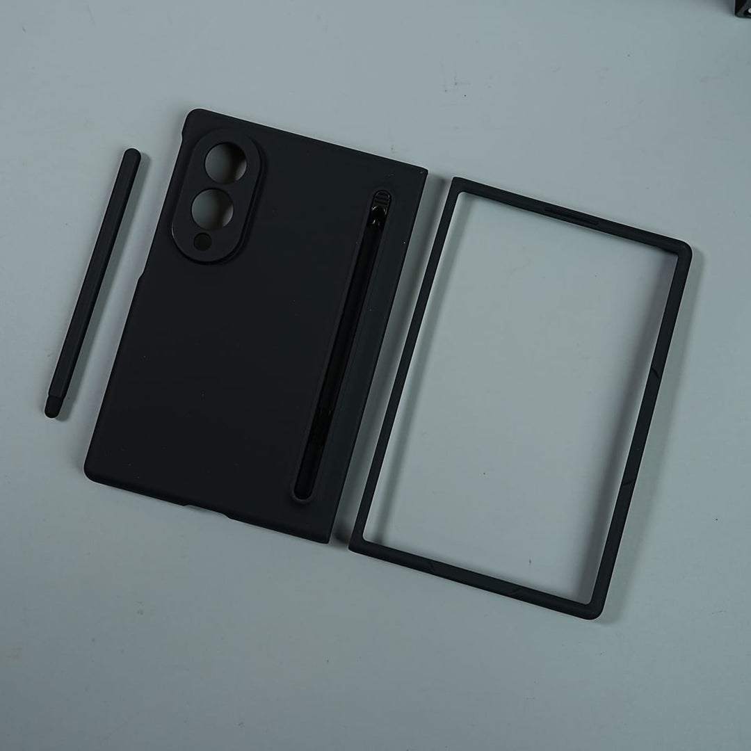 FRATO Z Fold 8 Series Matte Finish with Full Hinge Protection For Galaxy Z Fold 8 | S Pen Holder Protective Case