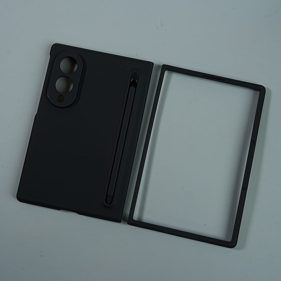 FRATO Z Fold 8 Series Matte Finish with Full Hinge Protection For Galaxy Z Fold 8 | S Pen Holder Protective Case