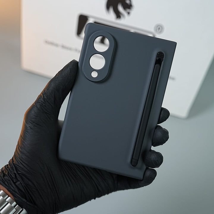 FRATO Z Fold 8 Series Matte Finish with Full Hinge Protection For Galaxy Z Fold 8 | S Pen Holder Protective Case