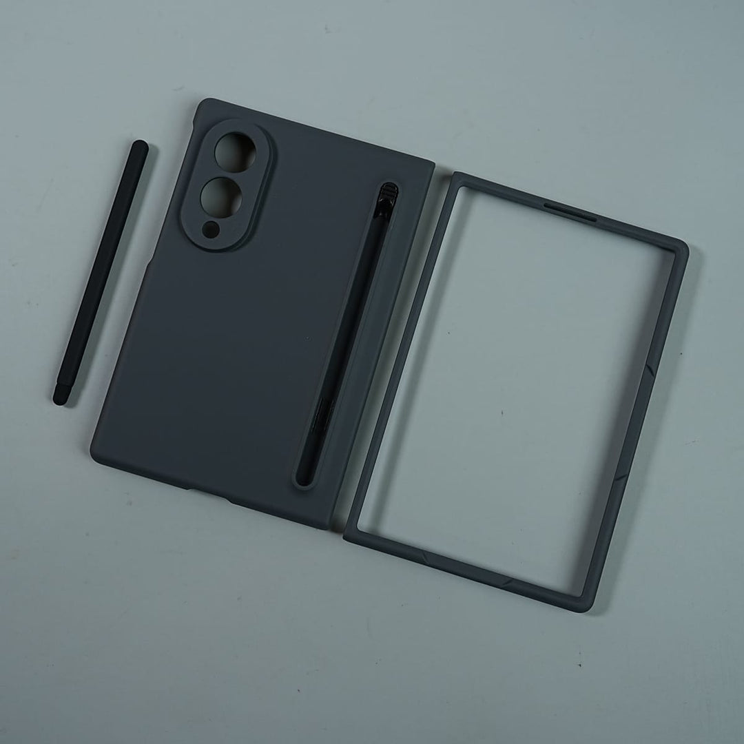 FRATO Z Fold 8 Series Matte Finish with Full Hinge Protection For Galaxy Z Fold 8 | S Pen Holder Protective Case