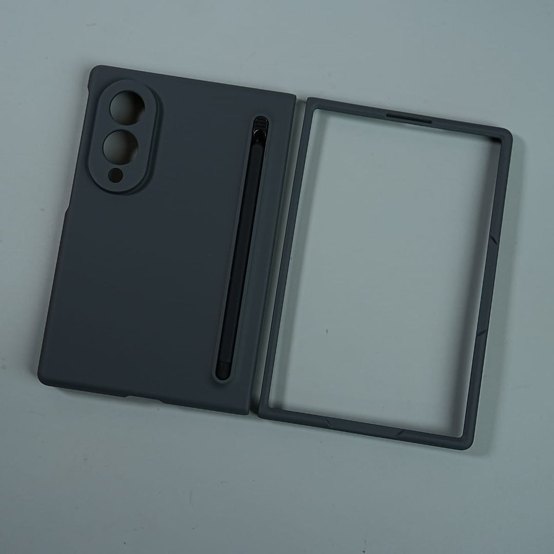FRATO Z Fold 8 Series Matte Finish with Full Hinge Protection For Galaxy Z Fold 8 | S Pen Holder Protective Case