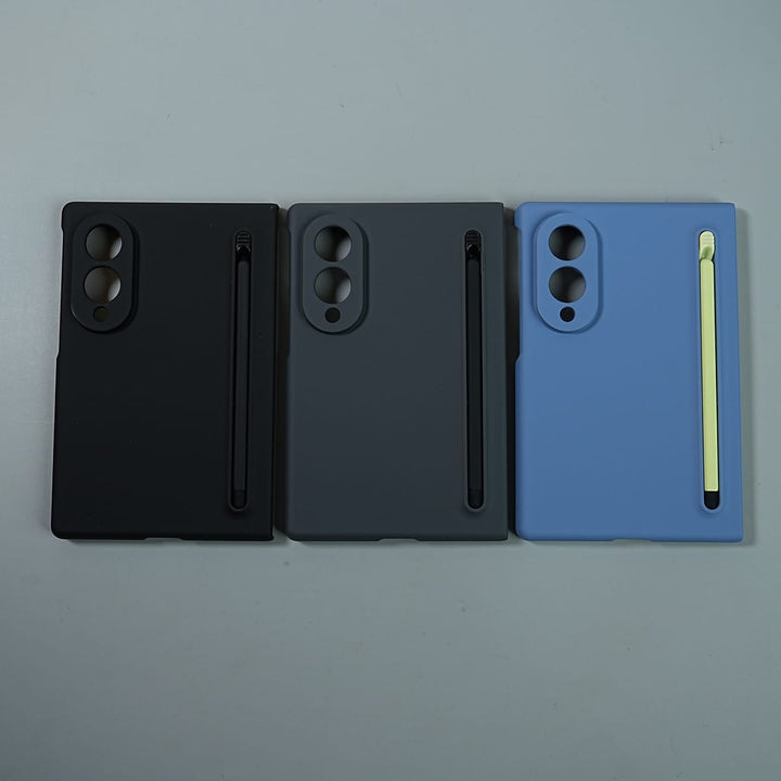 FRATO Z Fold 8 Series Matte Finish with Full Hinge Protection For Galaxy Z Fold 8 | S Pen Holder Protective Case