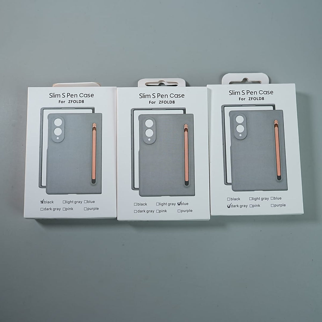 FRATO Z Fold 8 Series Matte Finish with Full Hinge Protection For Galaxy Z Fold 8 | S Pen Holder Protective Case
