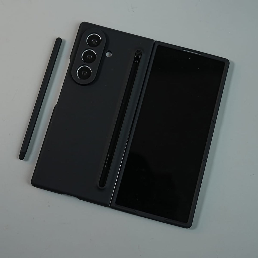 FRATO Z Fold 8 Series Matte Finish with Full Hinge Protection For Galaxy Z Fold 8 Ultra | S Pen Holder Protective Case