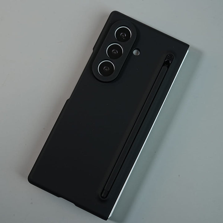 FRATO Z Fold 8 Series Matte Finish with Full Hinge Protection For Galaxy Z Fold 8 Ultra | S Pen Holder Protective Case