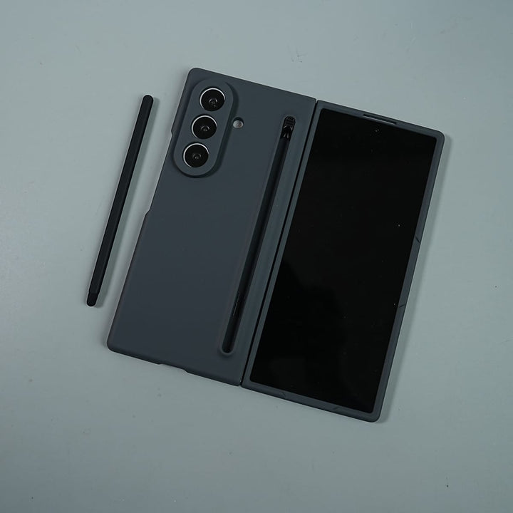 FRATO Z Fold 8 Series Matte Finish with Full Hinge Protection For Galaxy Z Fold 8 Ultra | S Pen Holder Protective Case