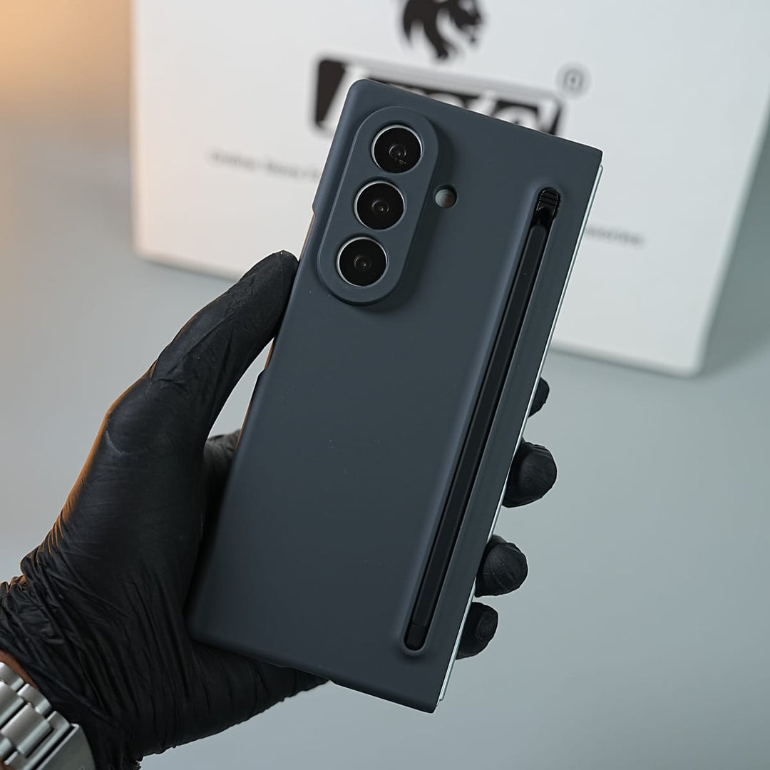 FRATO Z Fold 8 Series Matte Finish with Full Hinge Protection For Galaxy Z Fold 8 Ultra | S Pen Holder Protective Case