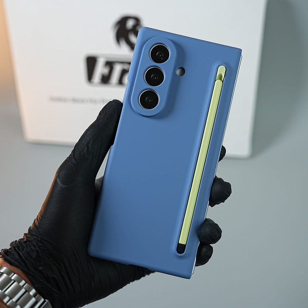 FRATO Z Fold 8 Series Matte Finish with Full Hinge Protection For Galaxy Z Fold 8 Ultra | S Pen Holder Protective Case