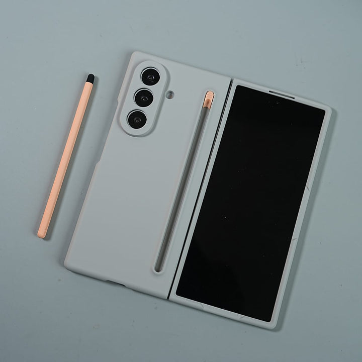 FRATO Z Fold 8 Series Matte Finish with Full Hinge Protection For Galaxy Z Fold 8 Ultra | S Pen Holder Protective Case