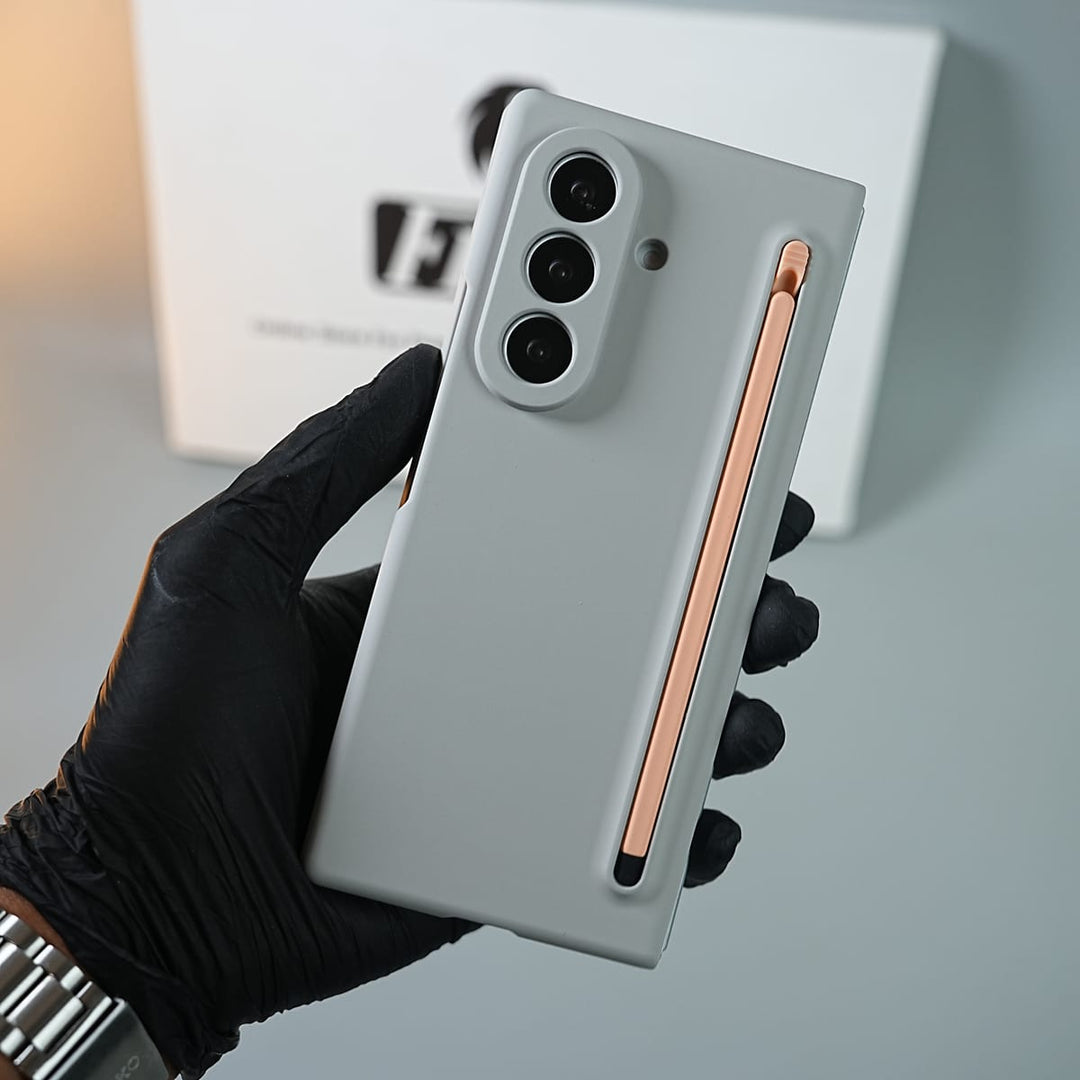FRATO Z Fold 8 Series Matte Finish with Full Hinge Protection For Galaxy Z Fold 8 Ultra | S Pen Holder Protective Case