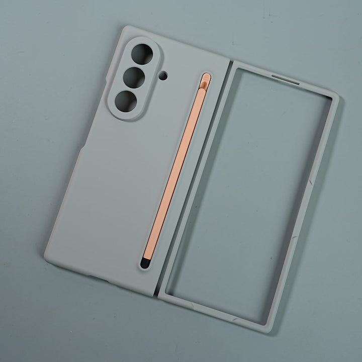 FRATO Z Fold 8 Series Matte Finish with Full Hinge Protection For Galaxy Z Fold 8 Ultra | S Pen Holder Protective Case