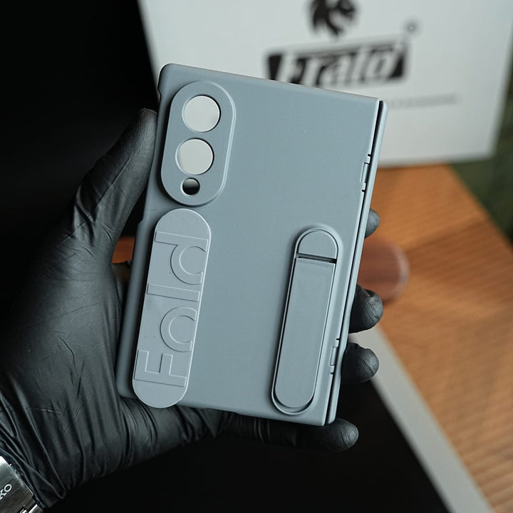 FRATO Z Fold 8 Series Matte Silicone Wrist Strap Case for Galaxy Z Fold 8 | Kickstand &amp; Hinge Protection
