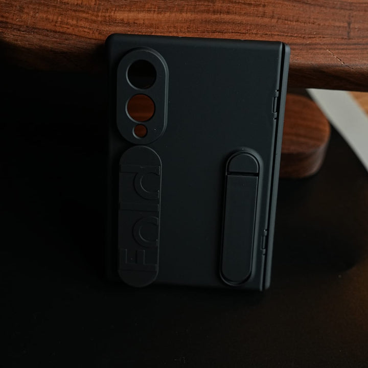 FRATO Z Fold 8 Series Matte Silicone Wrist Strap Case for Galaxy Z Fold 8 | Kickstand &amp; Hinge Protection