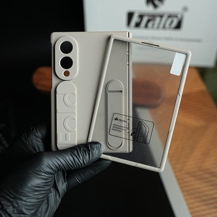 FRATO Z Fold 8 Series Matte Silicone Wrist Strap Case for Galaxy Z Fold 8 | Kickstand &amp; Hinge Protection