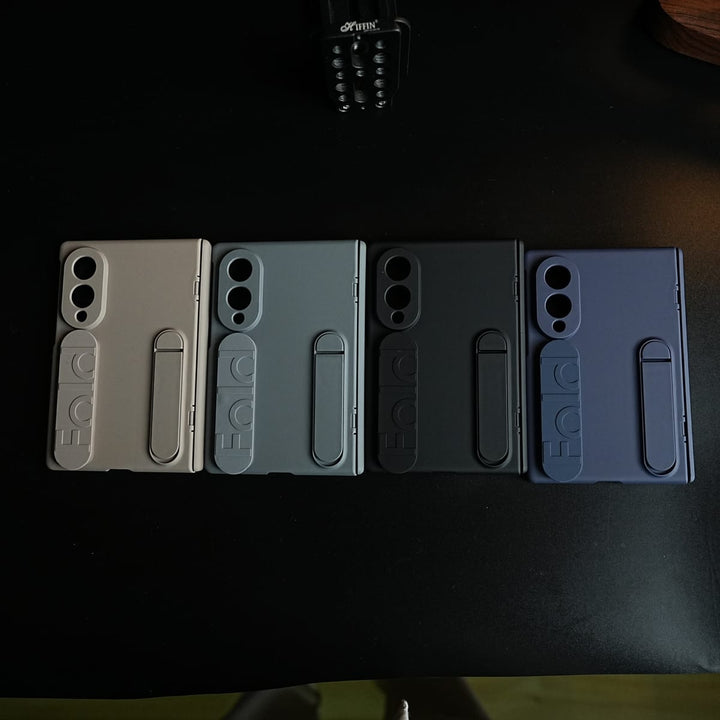 FRATO Z Fold 8 Series Matte Silicone Wrist Strap Case for Galaxy Z Fold 8 | Kickstand &amp; Hinge Protection