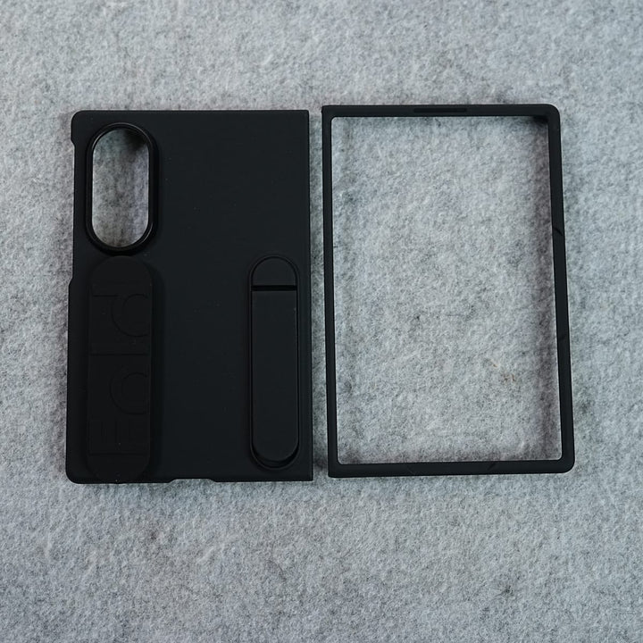 FRATO Z Fold 8 Series Matte Silicone Wrist Strap Case For Samsung Galaxy Z Fold 8 | Built in Kick Stand