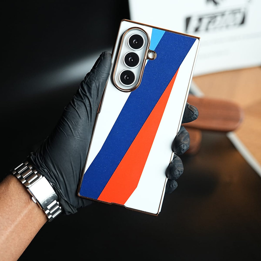 FRATO Z Fold 8 Series Motorsport Stripe Case for Galaxy Z Fold 8 Ultra | Slim Protective Case