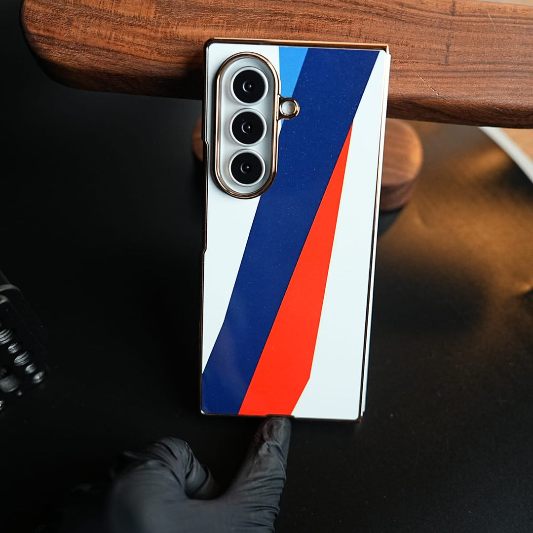 FRATO Z Fold 8 Series Motorsport Stripe Case for Galaxy Z Fold 8 Ultra | Slim Protective Case
