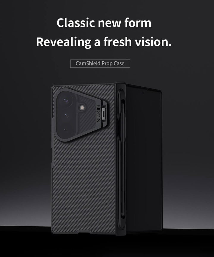 FRATO Z Fold 8 Series Nillkin Camshield Prop Magnetic Transparent Lens Guard Edition Pen holder Version Camera protective cover case for Samsung Galaxy Z Fold 8 Ultra (Fold8 Ultra 5G)