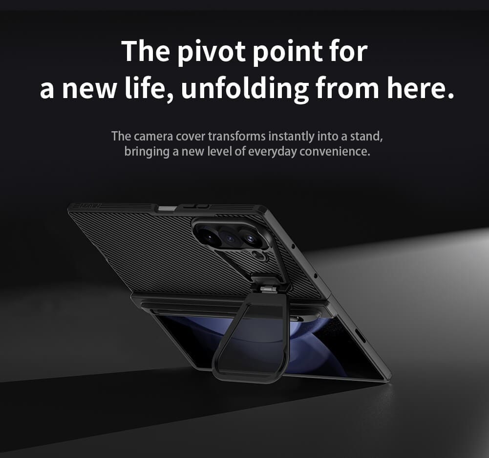 FRATO Z Fold 8 Series Nillkin Camshield Prop Magnetic Transparent Lens Guard Edition Pen holder Version Camera protective cover case for Samsung Galaxy Z Fold 8 Ultra (Fold8 Ultra 5G)