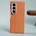 Check Pattern Magnetic Back Case for Galaxy Z Fold 8 Ultra | Chevron Stripe Design