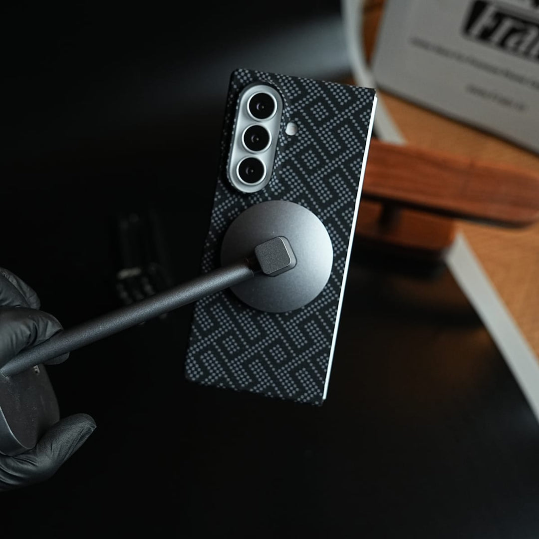 FRATO Z Fold 8 Series Pixel Geometric Pattern MagSafe Case for Galaxy Z Fold 8 Ultra | Protective Cover