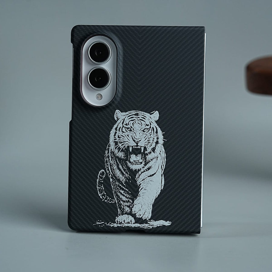 FRATO Z Fold 8 Series Premium Aramid Fiber Tiger Magnetic Case For Samsung Galaxy Z Fold 8