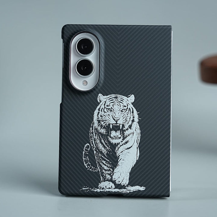 FRATO Z Fold 8 Series Premium Aramid Fiber Tiger Magnetic Case For Samsung Galaxy Z Fold 8