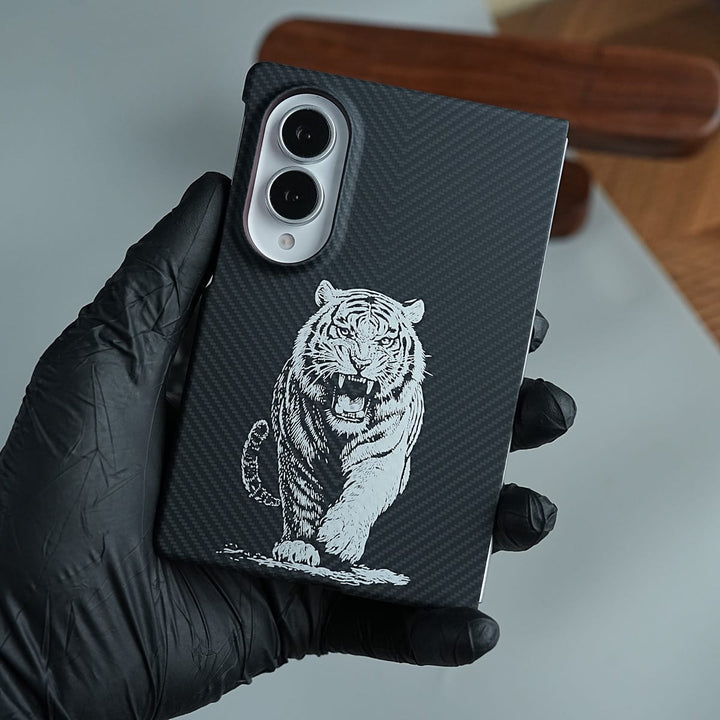 FRATO Z Fold 8 Series Premium Aramid Fiber Tiger Magnetic Case For Samsung Galaxy Z Fold 8