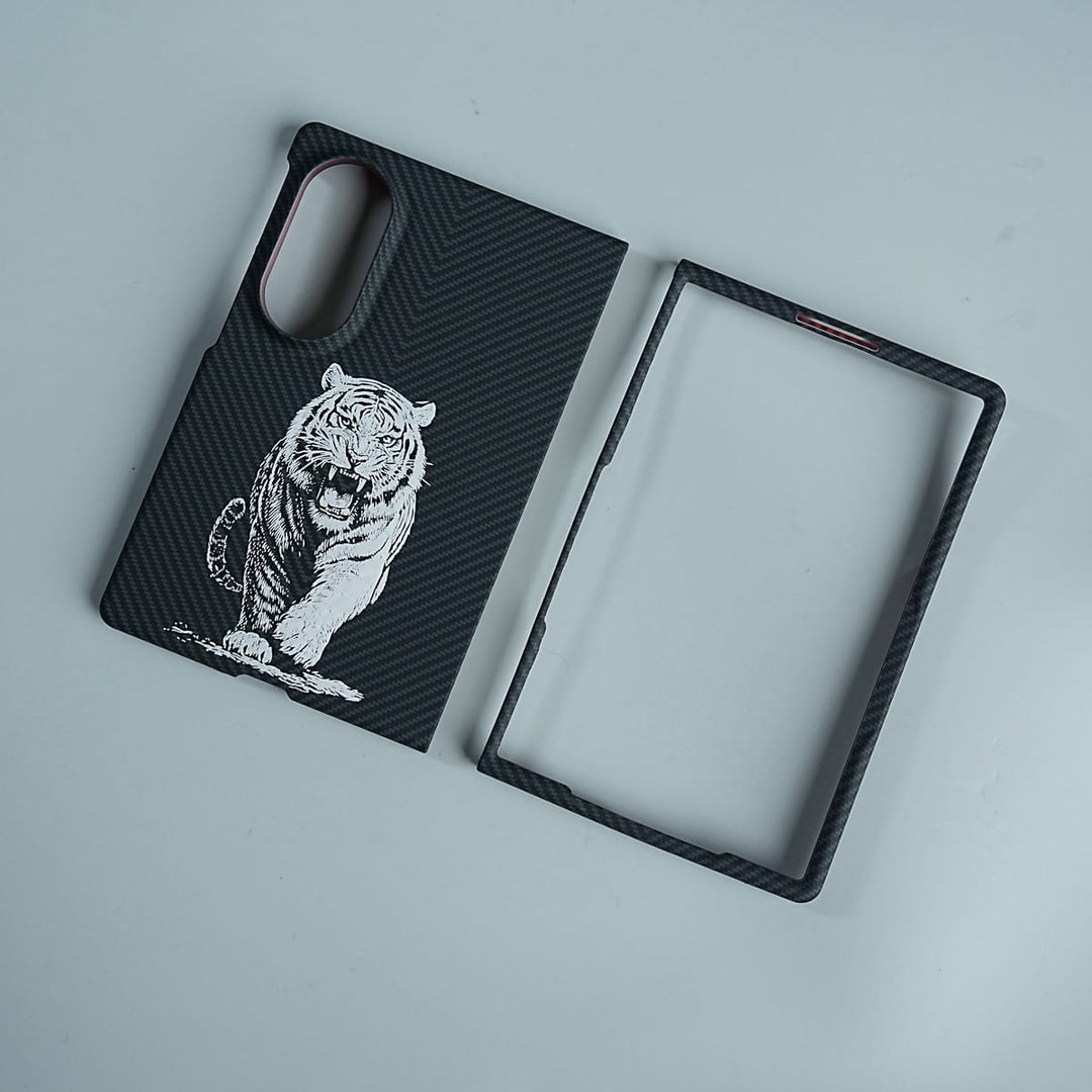 FRATO Z Fold 8 Series Premium Aramid Fiber Tiger Magnetic Case For Samsung Galaxy Z Fold 8