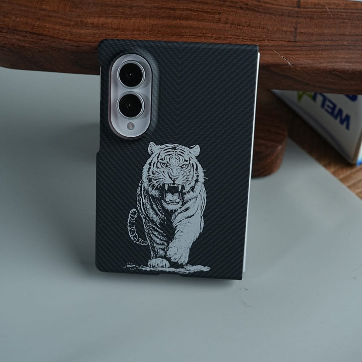 FRATO Z Fold 8 Series Premium Aramid Fiber Tiger Magnetic Case For Samsung Galaxy Z Fold 8
