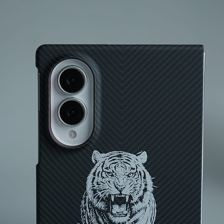 FRATO Z Fold 8 Series Premium Aramid Fiber Tiger Magnetic Case For Samsung Galaxy Z Fold 8