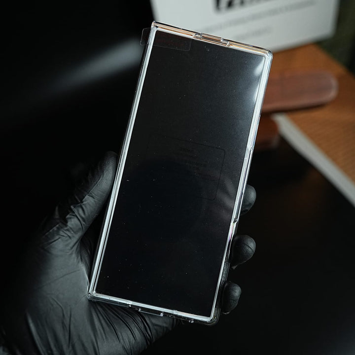 FRATO Z Fold 8 Series Premium Clear Transparent Case for Galaxy Z Fold 8 Ultra| Metal Stand &amp; Camera Protection