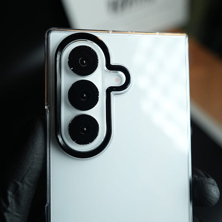 FRATO Z Fold 8 Series Premium Clear Transparent Case for Galaxy Z Fold 8 Ultra| Metal Stand &amp; Camera Protection