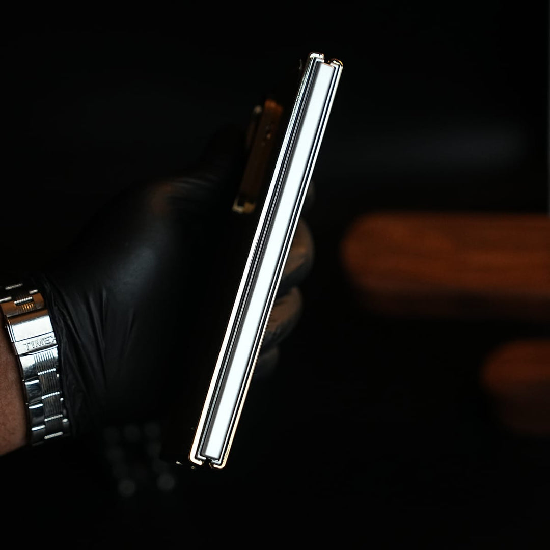 FRATO Z Fold 8 Series Premium Gold Mirror Case for Galaxy Z Fold Series | Printed Design Cover