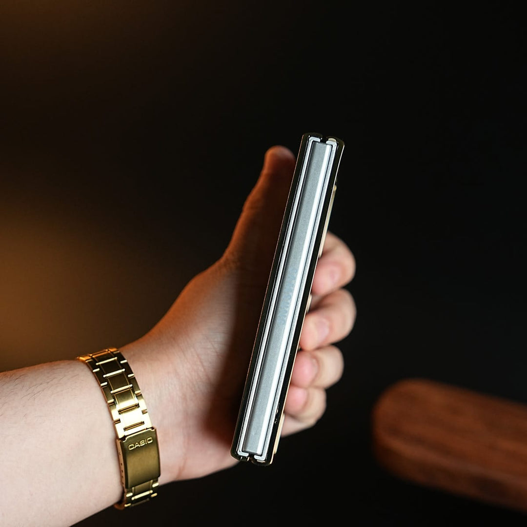 FRATO Z Fold 8 Series Premium Gold Mirror Case for Samsung Galaxy Z Fold 8 | Printed Design Cover