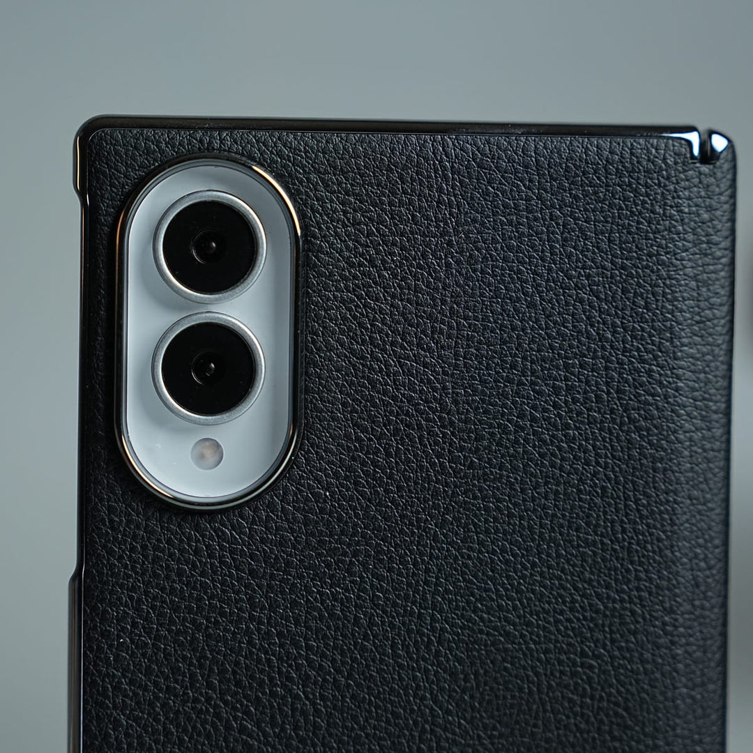 FRATO Z Fold 8 Series Premium Leather Texture Hinge Protection Case for Galaxy Z Fold 8 | Front Glass Cover