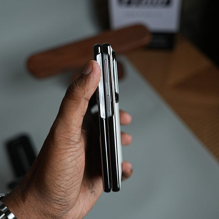 FRATO Z Fold 8 Series Premium Leather Texture Hinge Protection Case for Galaxy Z Fold 8 | Front Glass Cover
