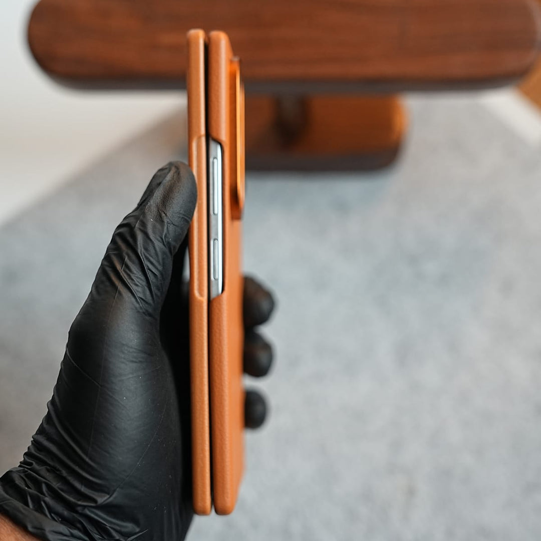 FRATO Z Fold 8 Series Premium Leather Texture Protective Case For Galaxy Z Fold 8 Ultra | Front Frame &amp; Raised Camera Frame
