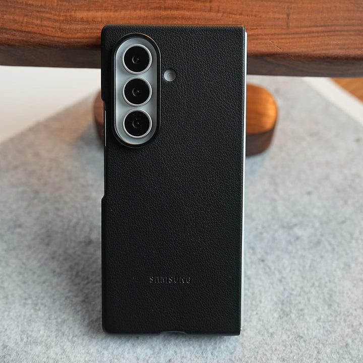 FRATO Z Fold 8 Series Premium Leather Texture Protective Case For Galaxy Z Fold 8 Ultra | Front Frame &amp; Raised Camera Frame