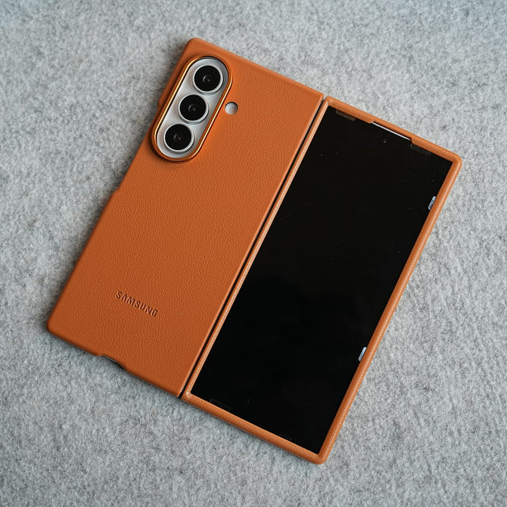 FRATO Z Fold 8 Series Premium Leather Texture Protective Case For Galaxy Z Fold 8 Ultra | Front Frame &amp; Raised Camera Frame