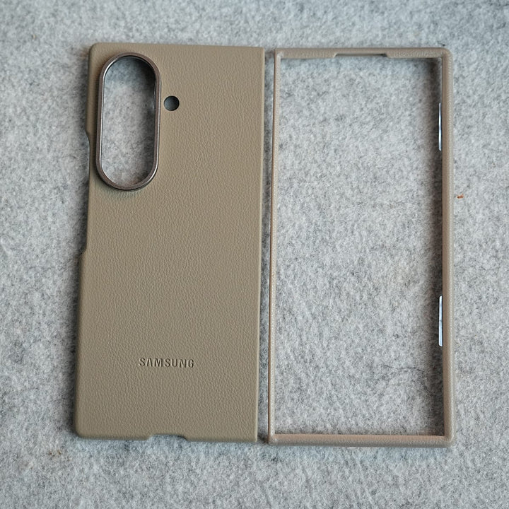 FRATO Z Fold 8 Series Premium Leather Texture Protective Case For Galaxy Z Fold 8 Ultra | Front Frame &amp; Raised Camera Frame