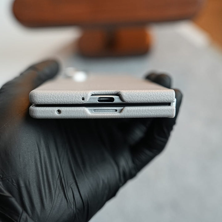 FRATO Z Fold 8 Series Premium Leather Texture Protective Case For Galaxy Z Fold 8 Ultra | Front Frame &amp; Raised Camera Frame