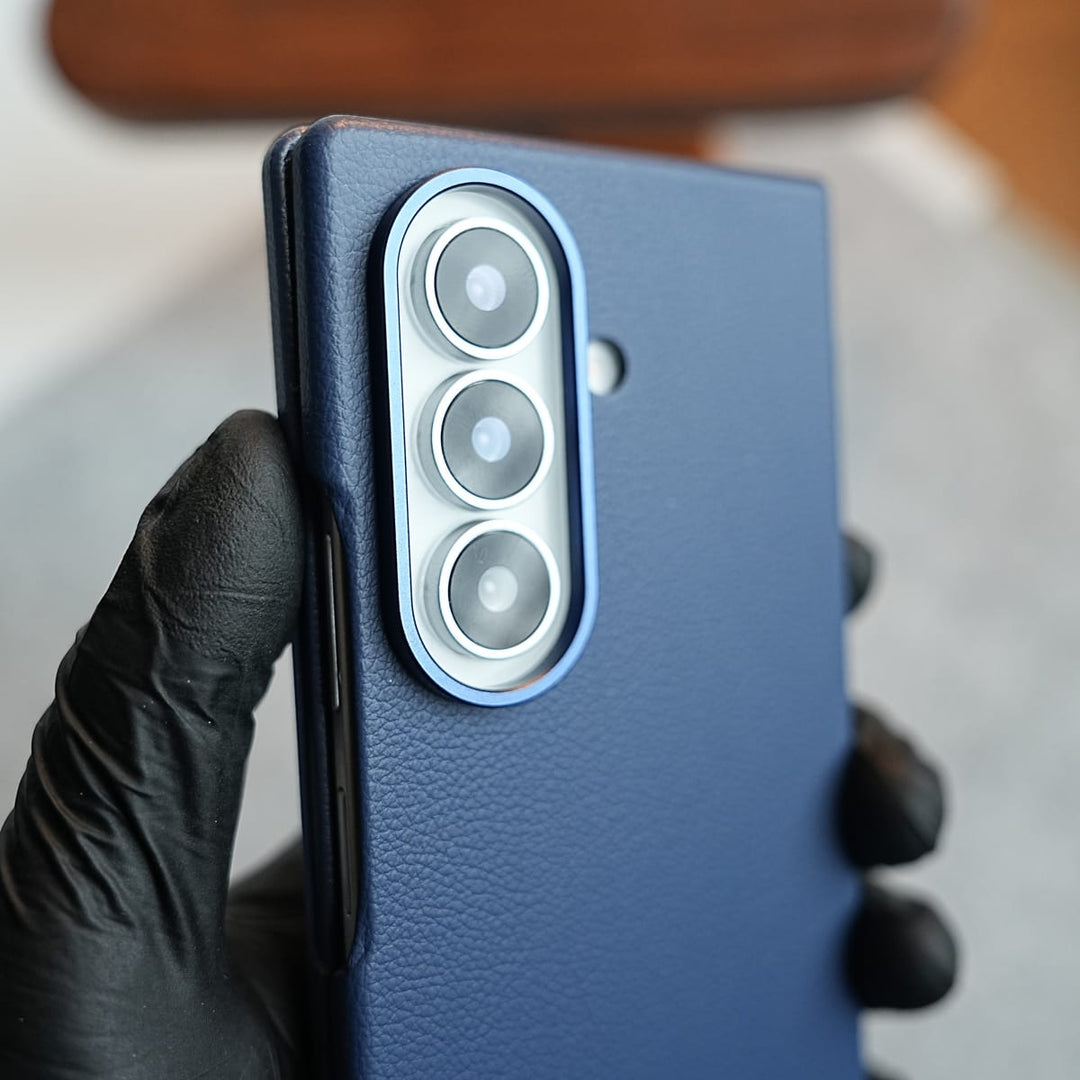 FRATO Z Fold 8 Series Premium Leather Texture Protective Case For Galaxy Z Fold 8 Ultra | Front Frame &amp; Raised Camera Frame