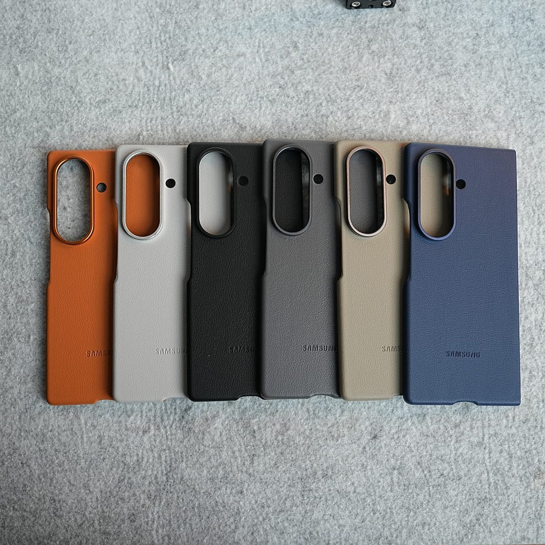 FRATO Z Fold 8 Series Premium Leather Texture Protective Case For Galaxy Z Fold 8 Ultra | Front Frame &amp; Raised Camera Frame