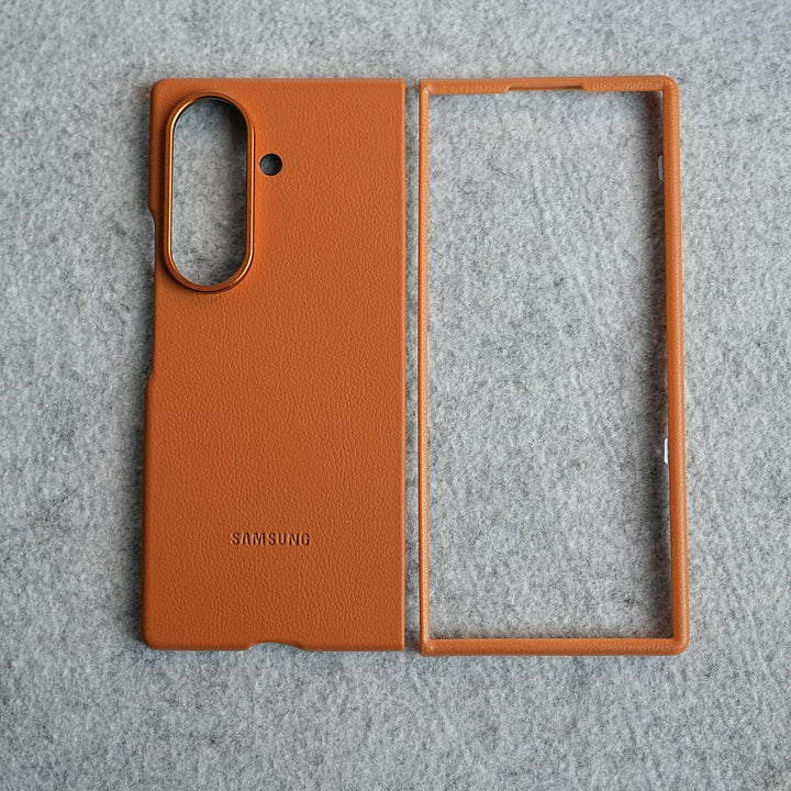FRATO Z Fold 8 Series Premium Leather Texture Protective Case For Galaxy Z Fold 8 Ultra | Front Frame &amp; Raised Camera Frame